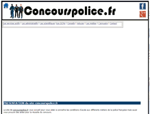 Tablet Screenshot of concourspolice.fr